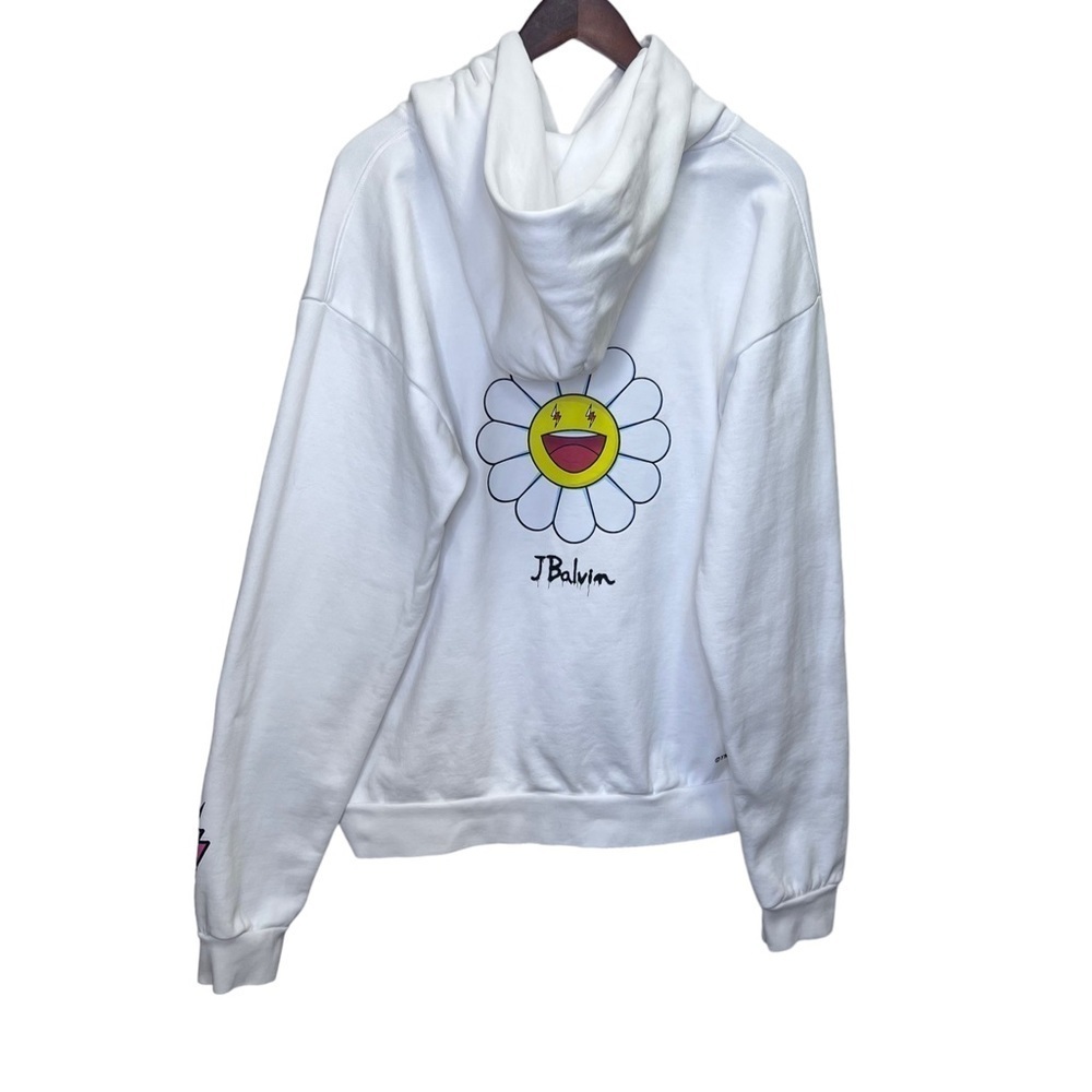 J Balvin × Takashi Murakami Flower Hoodie Size Medium